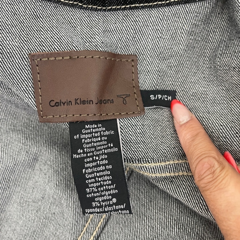 Calvin Klein Jacket Button Up - image 8